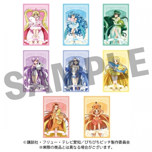 グッズ-カード】ぴちぴちピッチ トレーディングクリアカード 全8種 