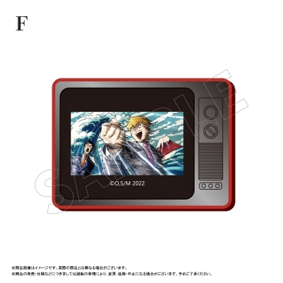 【グッズ-マグネット】TVアニメ『モブサイコ100 Ⅲ』 レトロなTVマグネット F