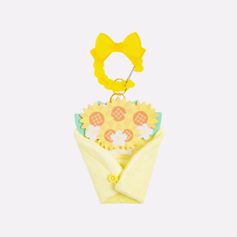【グッズ-チャーム】OZaKKa ぬいのおくるみ ぬいくるみん ブーケ(イエロー)