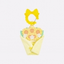 【グッズ-チャーム】OZaKKa ぬいのおくるみ ぬいくるみん ブーケ(イエロー)の画像