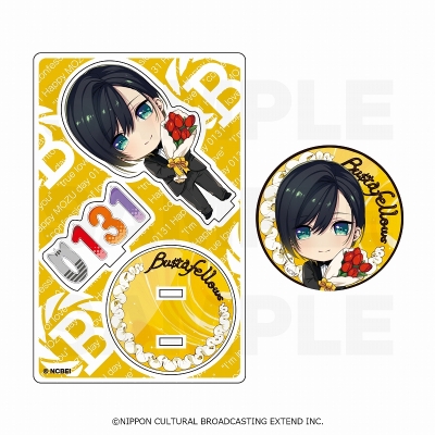 【ゲーム-セットもの】BUSTAFELLOWS 缶バッジ&アクリルスタンドセット「あざやかな悪に染まるバースデーセット【モズ】」【再販】