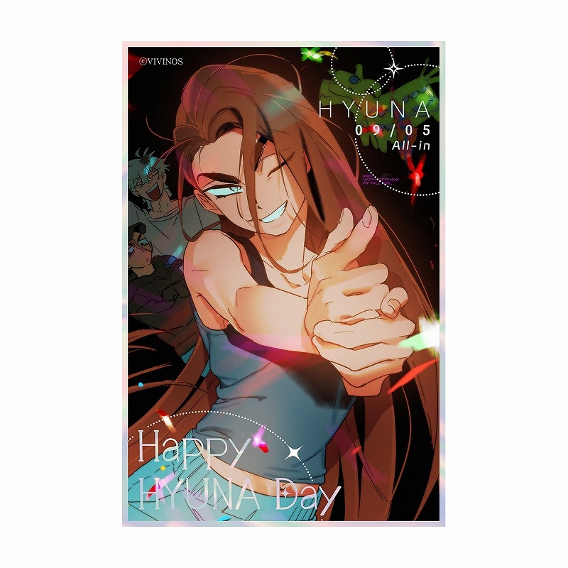 【グッズ-色紙】ALIEN STAGE 年越シーズン 2024誕生日色紙 ヒョナ