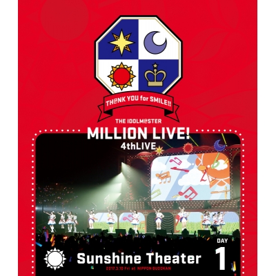 【Blu-ray】THE IDOLM@STER MILLION LIVE! 4thLIVE TH@NK YOU for SMILE! LIVE DAY1