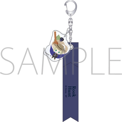 【グッズ-キーホルダー】ディズニー ツイステッドワンダーランド 合皮リボンキーホルダー/いただきます ver. ルーク・ハント