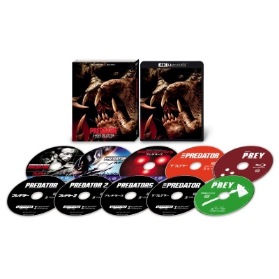 【Blu-ray】映画 プレデター ペンタロジーBOX <4K UHD + ブルーレイ/10枚組>