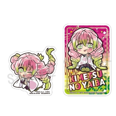 【グッズ-ステッカー】鬼滅の刃 ぴた!でふぉめステッカーセット 甘露寺蜜璃