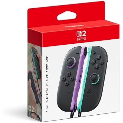【NS2】周辺機器/Joy-Con 2 (L) ライトパープル/(R) ライトグリーン