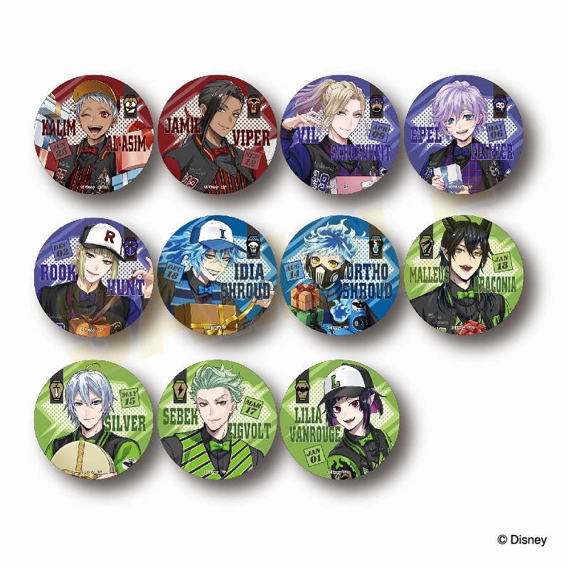 【グッズ-バッチ】ディズニー ツイステッドワンダーランド ユニオンバースデー 缶バッジ vol.2/全11種【アニメイト限定】 | アニメイト