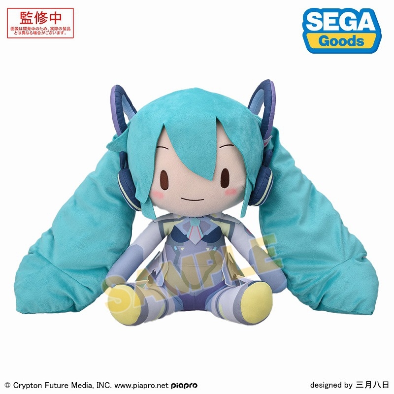 【グッズ-ぬいぐるみ】初音ミクシリーズ 初音ミク MIKU WITH YOU 2024 ふわぷち ぬいぐるみ(LL)
