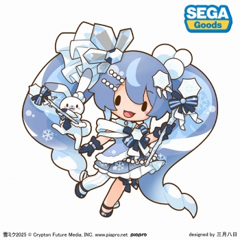 グッズ-ぬいぐるみ】初音ミクシリーズ 雪ミク2025 ふわぷち どでか 