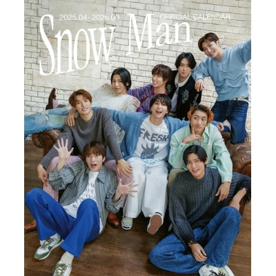 【その他(書籍)】Snow Man オフィシャルカレンダー 2025.04-2026.03 カレンダー