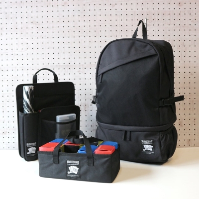 【グッズ-バッグ】ノンキャラオリジナル BRAIN STORAGE はっ水ポリリュック ブラック