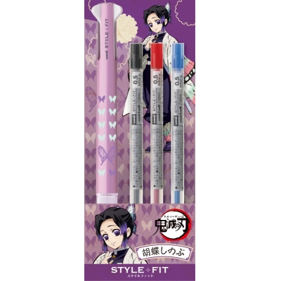 【グッズ-ボールペン】鬼滅の刃 スタイルフィット3 (6)胡蝶しのぶ