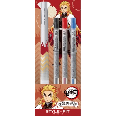 【グッズ-ボールペン】鬼滅の刃 スタイルフィット3 (7)煉獄杏寿郎