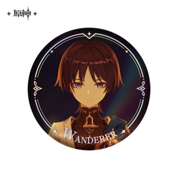 アニメイト 原神放浪者 グッズ-バッチ 原神 キャラPVシリーズ 缶バッジ 放浪者 アニメイト