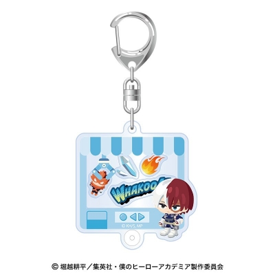 【グッズ-キーホルダー】僕のヒーローアカデミア シャカシャカキーホルダー 轟焦凍(PIGG PARTYコラボ)【再販】