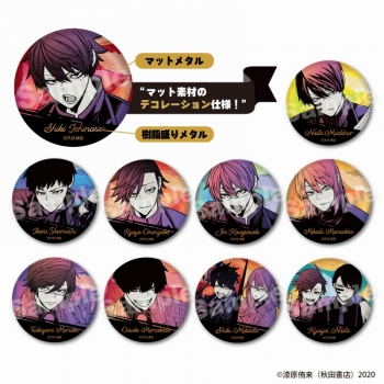 グッズ-バッチ】桃源暗鬼 トレーディングメタリック缶バッジ 