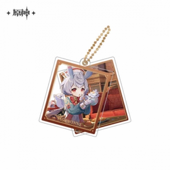 グッズ-キーホルダー】原神 スライドアクリルキーホルダー シグウィン 