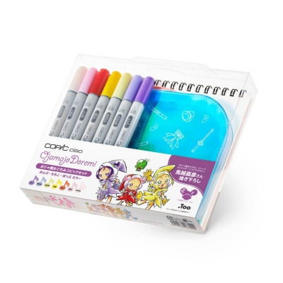 【画材-コピックチャオ】おジャ魔女どれみ コピックセット(おんぷ・ももこ・ぽっぷカラー)
