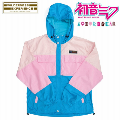 【グッズ-ジャンパー・コート】初音ミク WILDERNESS EXPERIENCE コラボ パッカブルシェルパーカー M【アクロス】