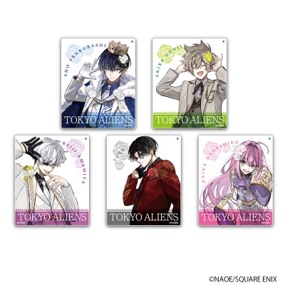 【グッズ-キーホルダー】東京エイリアンズ トレーディングアクリルカードキーホルダー(ドレスアップ)【二次受注】