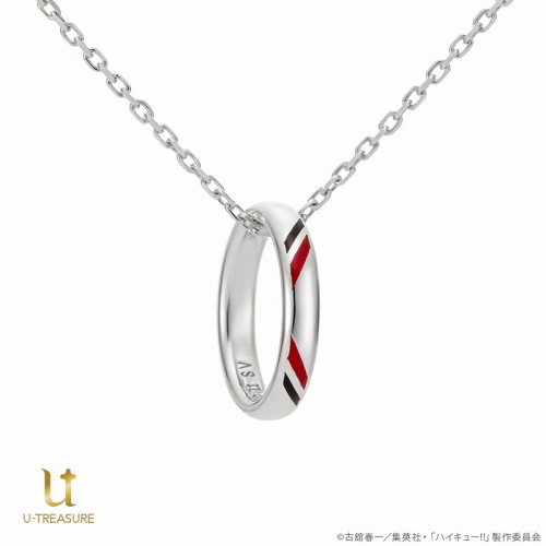 グッズ-ネックレス】ハイキュー!! リングネックレス 音駒高校 シルバー 