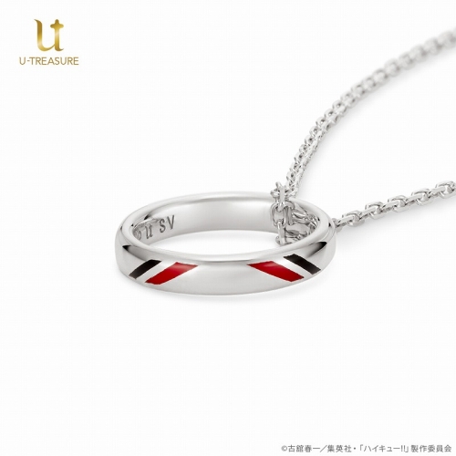 グッズ-ネックレス】ハイキュー!! リングネックレス 音駒高校 シルバー  