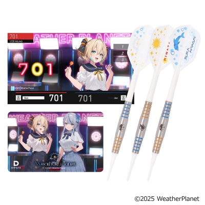 【グッズ-セットもの】Weather Planet ダーツセット