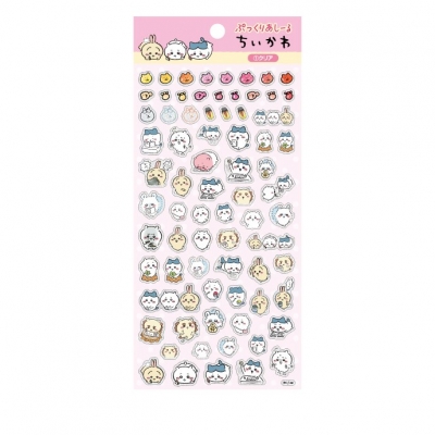 【グッズ-シール】ちいかわ ぷっくりあしーる ①クリア【再販】