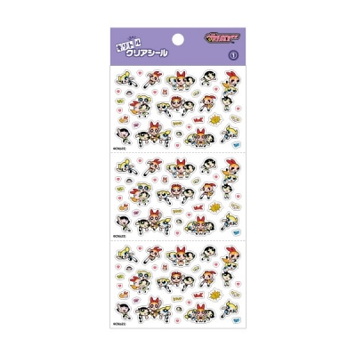 【グッズ-シール】パワーパフガールズ キリトルクリアシール①【再販】