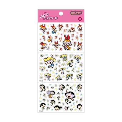 【グッズ-シール】パワーパフガールズ キリトルクリアシール②【再販】
