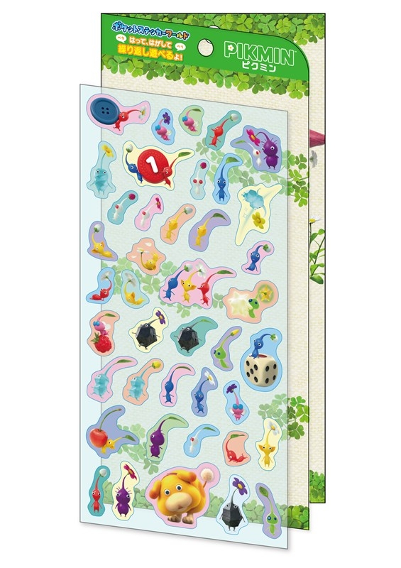 【グッズ-ステッカー】ピクミン ポケットステッカーワールド PSW-12 ピクミン【再販】
