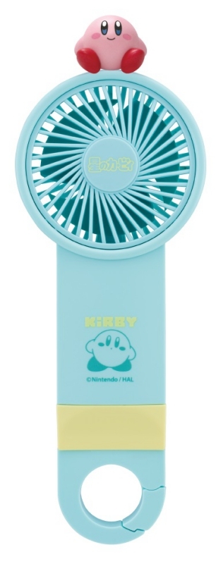 グッズ-扇風機】星のカービィ ハンディファン（ブルー）【再々販  