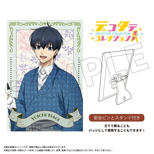 グッズ-バッチ】TVアニメ「ブルーロック」 レトロモダン デコタテ  