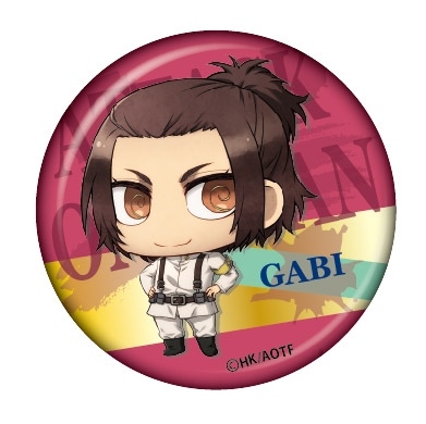 グッズ バッチ 進撃の巨人 ちみキャラ 缶バッジ ガビ アニメイト