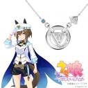 【グッズ-ネックレス】ウマ娘 プリティーダービー モチーフネックレス(シュヴァルグラン) プラチナ【特典付】の画像