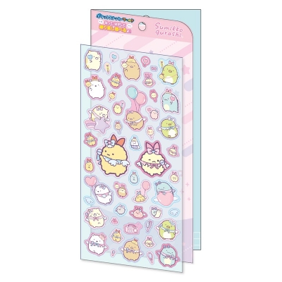 【グッズ-ステッカー】すみっコぐらし ポケットステッカーワールド PSW-06 てんしなえびてんアイドル【再販】