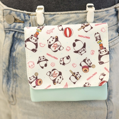 【グッズ-ポーチ】パンダコパンダ らくらくポッケ①