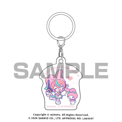 【グッズ-チャーム】ゼンレスゾーンゼロ アクリルマルチマーカー アリア×マイメロディ