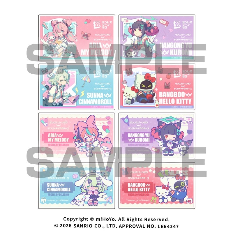 【グッズ-カード】ゼンレスゾーンゼロ トレーディング名刺風アクリルカード 全8種