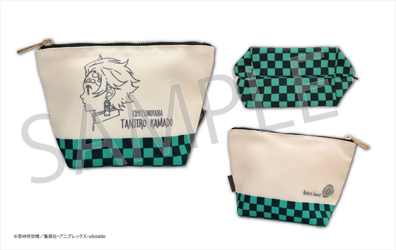 【グッズ-ポーチ】鬼滅の刃 ドローイングポーチ 竈門炭治郎