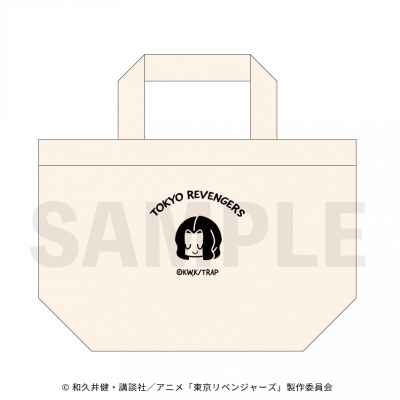 【グッズ-バッグ】東京リベンジャーズ 刺繍ランチトートバッグ 場地圭介