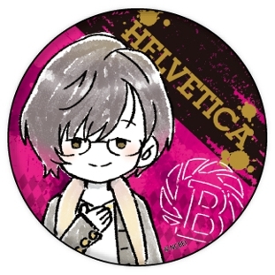 【グッズ-バッチ】BUSTAFELLOWS 缶バッジ 01 ブラインド(グラフアート)
