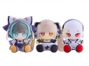 【グッズ-ぬいぐるみ】アズールレーン チェシャー&フォーミダブル&シリアス プニプニ ぬいぐるみ セット【特典付】の画像
