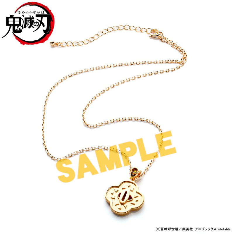 【グッズ-ネックレス】鬼滅の刃 鍔（つば）ネックレス 我妻善逸