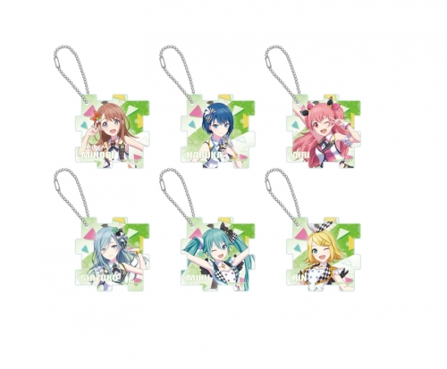 グッズ キーホルダー プロジェクトセカイ カラフルステージ Feat 初音ミク アクリルパズルキーホルダー More More Jump アニメイト