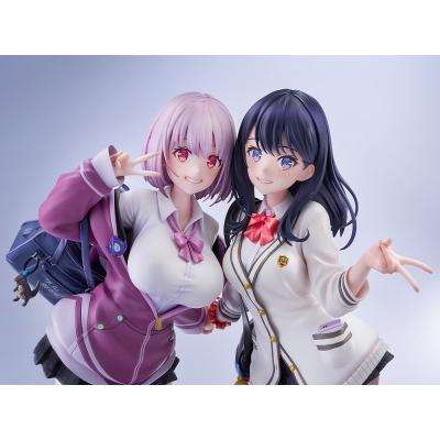 【美少女フィギュア】SSSS.GRIDMAN 宝多六花&新条アカネ feat.トリダモノ 1/7 完成品フィギュア
