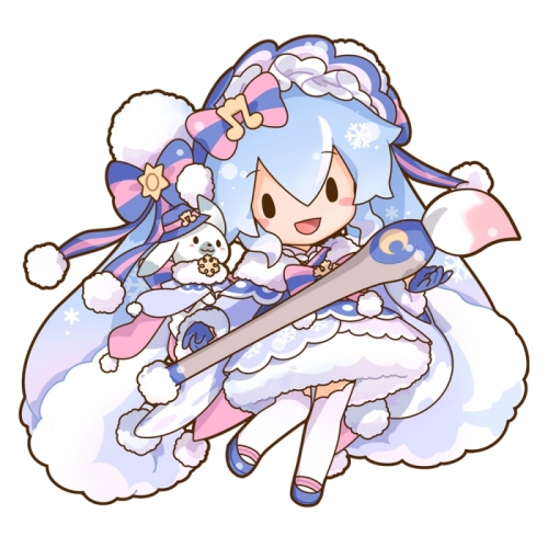 グッズ-ぬいぐるみ】ボーカロイド 初音ミク 雪ミク2023 ふわぷち どで 