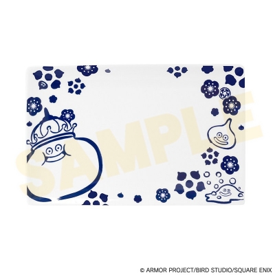 【グッズ-皿】スマイルスライム 和シリーズ 長皿 ブルー【再販】