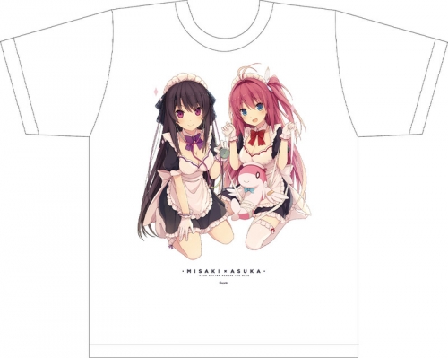 グッズ Tシャツ 蒼の彼方のフォーリズム 明日香 みさき メイドフルグラフィックtシャツ フリーサイズ アニメイト